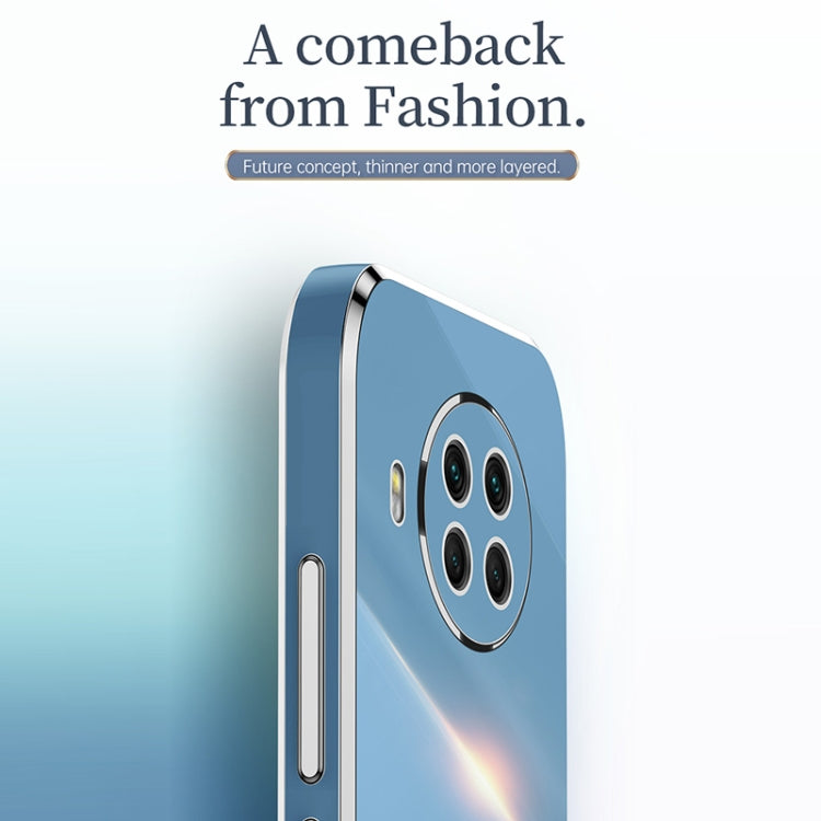 For Xiaomi Mi 10T Lite 5G XINLI Straight 6D Plating Gold Edge TPU Shockproof Case