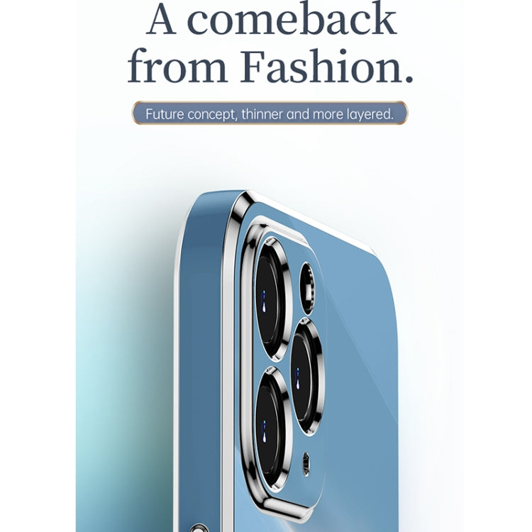 For iPhone 12 mini XINLI Straight 6D Plating Gold Edge TPU Shockproof Case