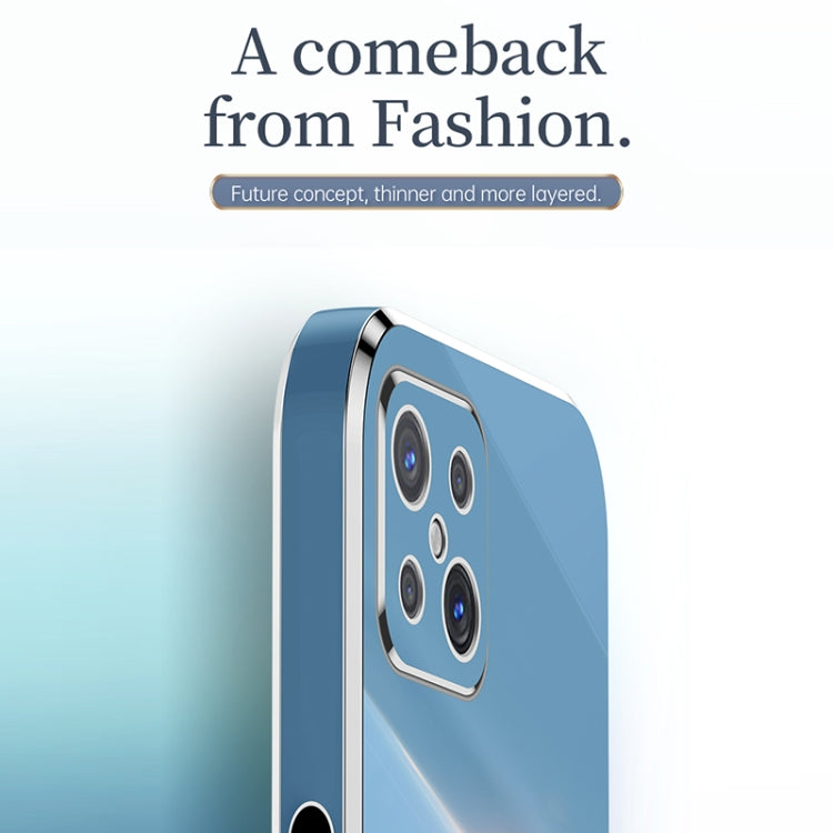 For OPPO A92s XINLI Straight 6D Plating Gold Edge TPU Shockproof Case