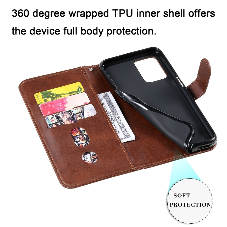 For OPPO Realme GT 5G Fashion Calf Texture Zipper Horizontal Flip Leather Case with Stand & Card Slots & Wallet Function