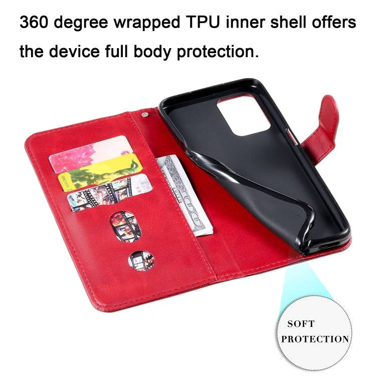 For OPPO Realme GT 5G Fashion Calf Texture Zipper Horizontal Flip Leather Case with Stand & Card Slots & Wallet Function