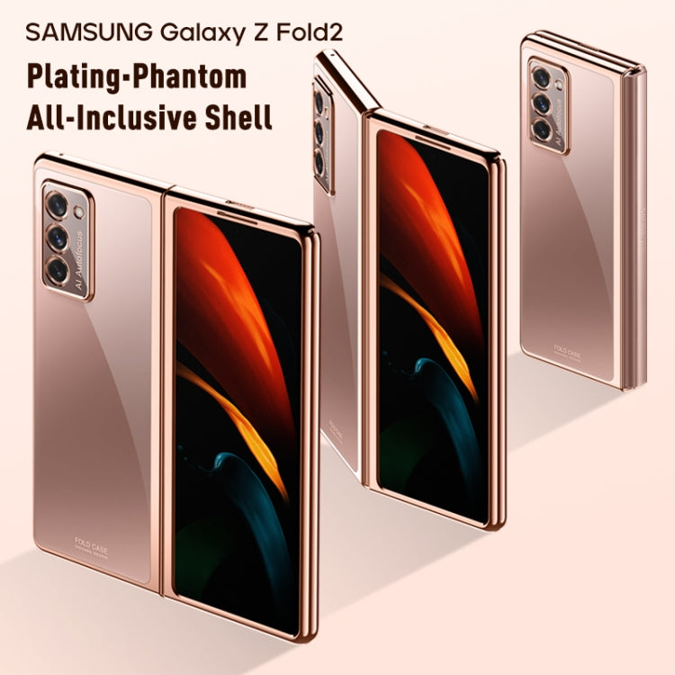 For Samsung Galaxy Z Fold2 5G Symphony Plating PC Shockproof Protective Case