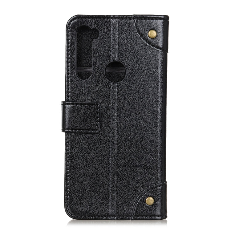 For Xiaomi Redmi Note 8T Copper Buckle Nappa Texture Horizontal Flip Leather Case with Holder & Card Slots & Wallet