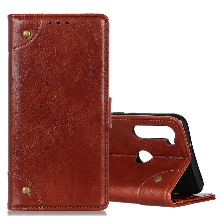 For Xiaomi Redmi Note 8T Copper Buckle Nappa Texture Horizontal Flip Leather Case with Holder & Card Slots & Wallet