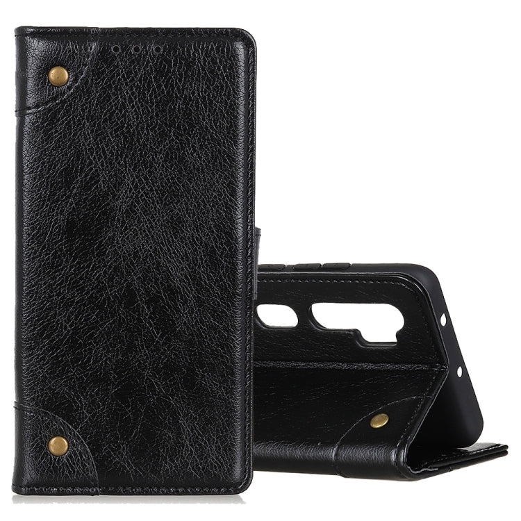 For Xiaomi Mi Note 10 / CC9 Pro Copper Buckle Nappa Texture Horizontal Flip Leather Case with Holder & Card Slots & Wallet