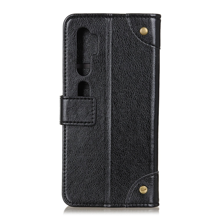 For Xiaomi Mi Note 10 / CC9 Pro Copper Buckle Nappa Texture Horizontal Flip Leather Case with Holder & Card Slots & Wallet