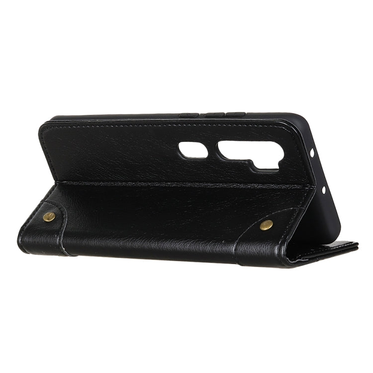 For Xiaomi Mi Note 10 / CC9 Pro Copper Buckle Nappa Texture Horizontal Flip Leather Case with Holder & Card Slots & Wallet