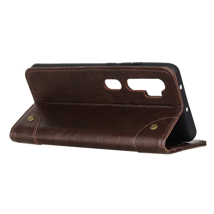 For Xiaomi Mi Note 10 / CC9 Pro Copper Buckle Nappa Texture Horizontal Flip Leather Case with Holder & Card Slots & Wallet