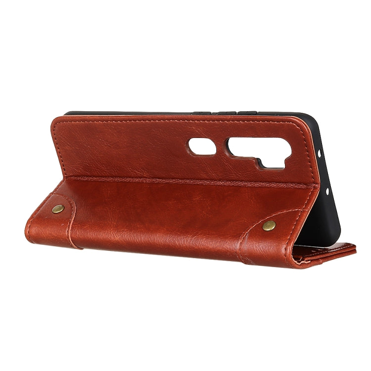 For Xiaomi Mi Note 10 / CC9 Pro Copper Buckle Nappa Texture Horizontal Flip Leather Case with Holder & Card Slots & Wallet