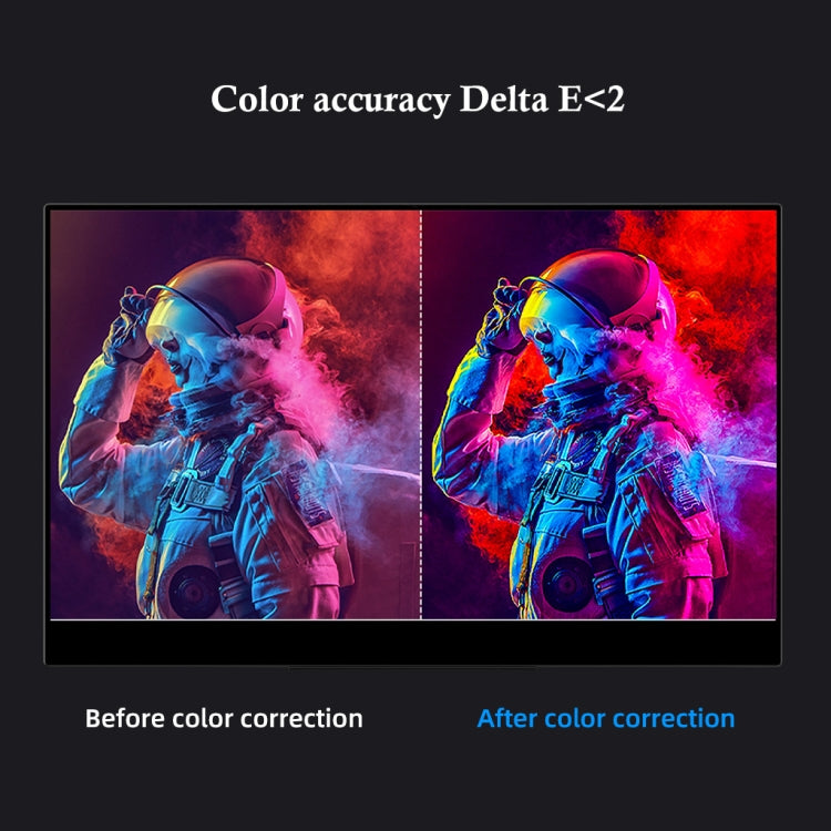 GMK KD2 3840x2160P 4K 15.6 inch IPS Capacitive Touch Screen Monitor with Dual Speakers, EU Plug