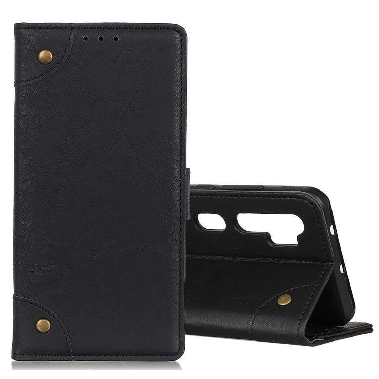 For Xiaomi Mi Note 10 / CC9 Pro Copper Buckle Retro Crazy Horse Texture Horizontal Flip Leather Case with Holder & Card Slots & Wallet