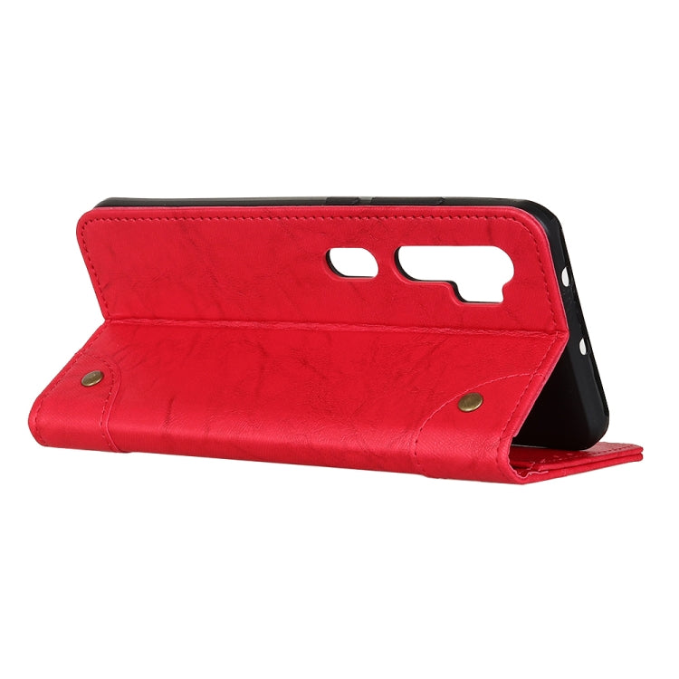 For Xiaomi Mi Note 10 / CC9 Pro Copper Buckle Retro Crazy Horse Texture Horizontal Flip Leather Case with Holder & Card Slots & Wallet