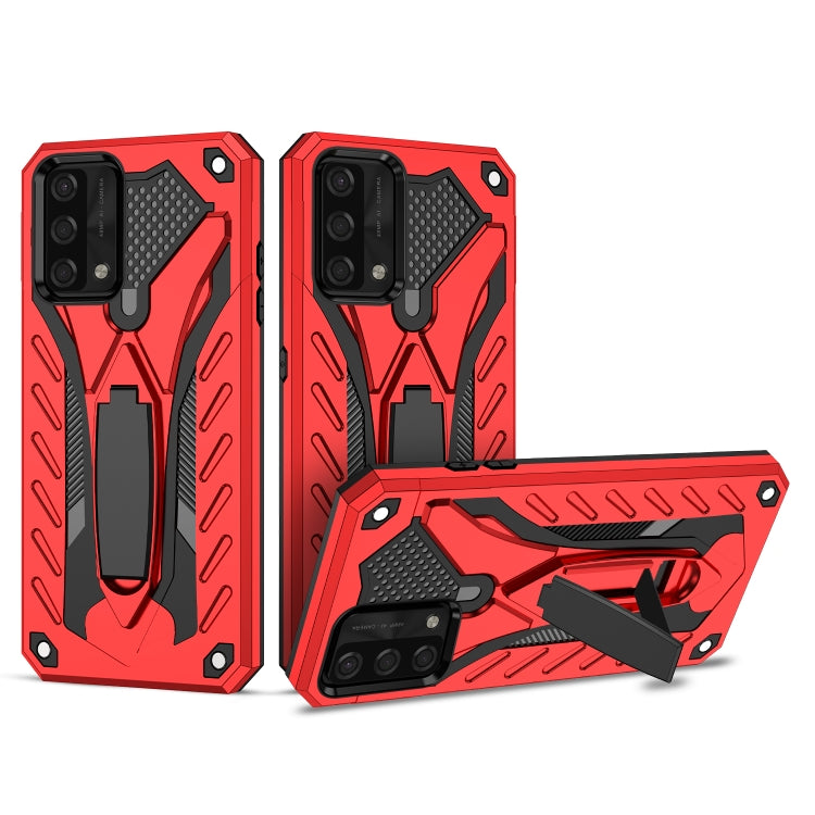 For OPPO A74 4G Shockproof TPU + PC Protective Case with Holder