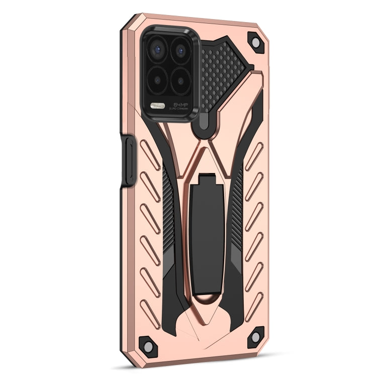 For OPPO Realme 8 5G Shockproof TPU + PC Protective Case with Holder