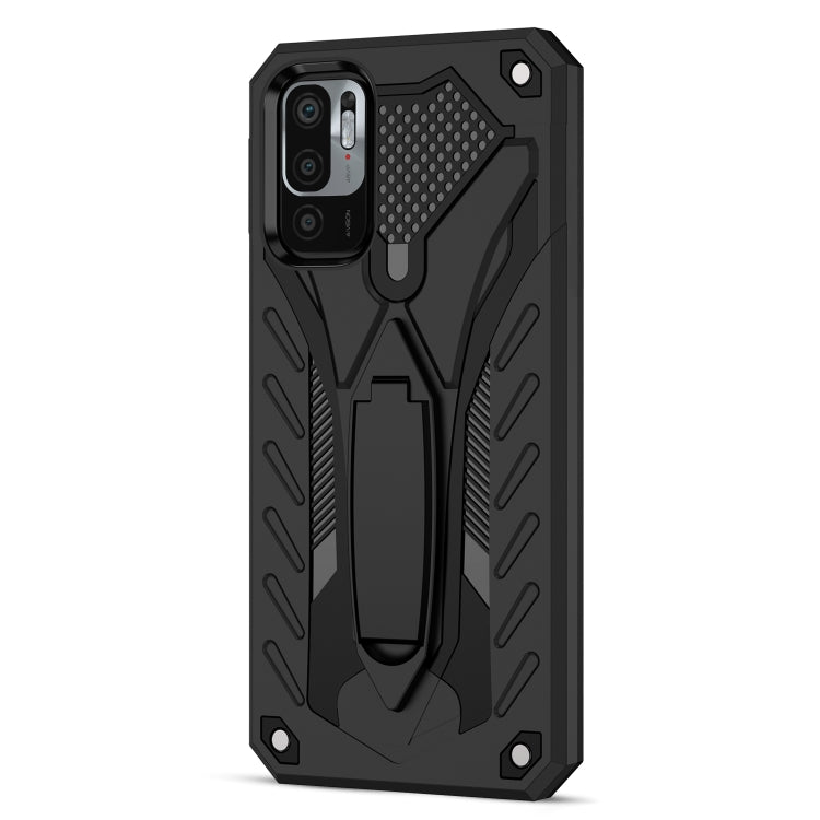For Xiaomi Redmi Note 10 5G / Poco M3 Pro 5G Shockproof TPU + PC Protective Case with Holder