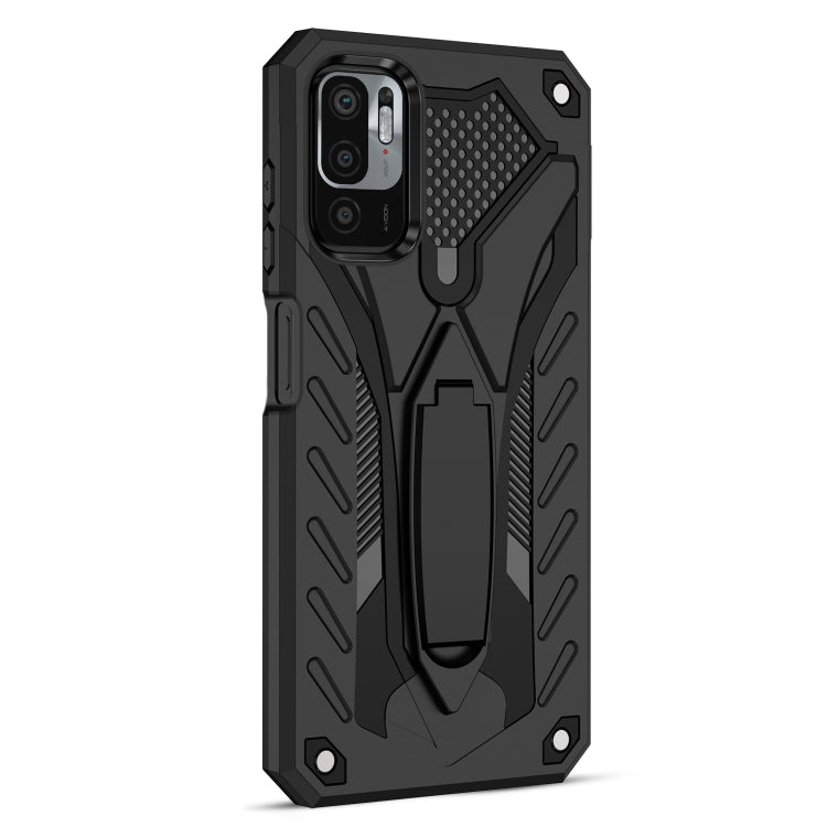 For Xiaomi Redmi Note 10 5G / Poco M3 Pro 5G Shockproof TPU + PC Protective Case with Holder