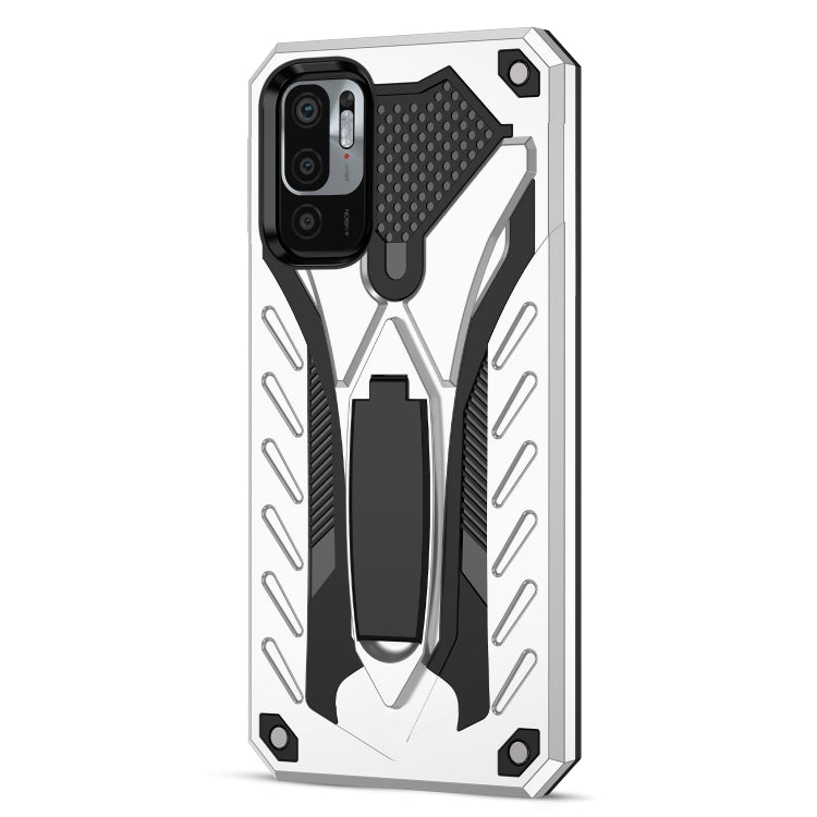 For Xiaomi Redmi Note 10 5G / Poco M3 Pro 5G Shockproof TPU + PC Protective Case with Holder