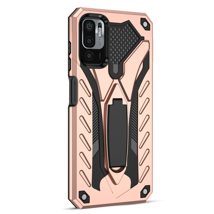 For Xiaomi Redmi Note 10 5G / Poco M3 Pro 5G Shockproof TPU + PC Protective Case with Holder