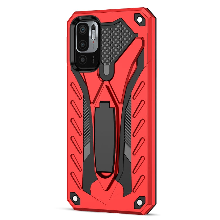 For Xiaomi Redmi Note 10 5G / Poco M3 Pro 5G Shockproof TPU + PC Protective Case with Holder