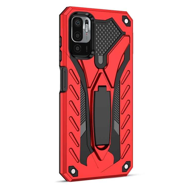 For Xiaomi Redmi Note 10 5G / Poco M3 Pro 5G Shockproof TPU + PC Protective Case with Holder