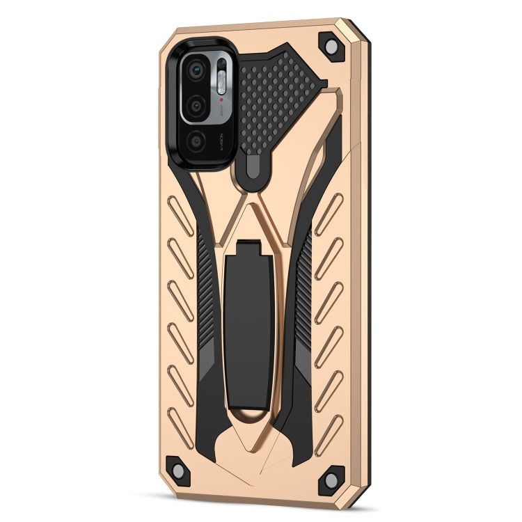 For Xiaomi Redmi Note 10 5G / Poco M3 Pro 5G Shockproof TPU + PC Protective Case with Holder