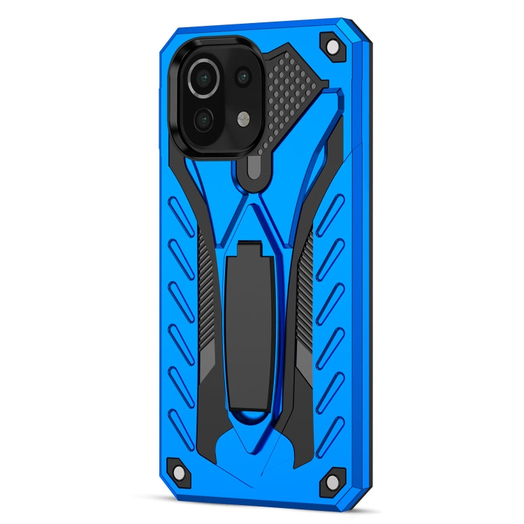 For Xiaomi Mi 11 Lite Shockproof TPU + PC Protective Case with Holder