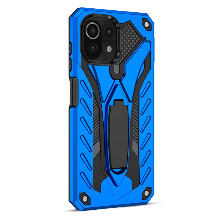 For Xiaomi Mi 11 Lite Shockproof TPU + PC Protective Case with Holder