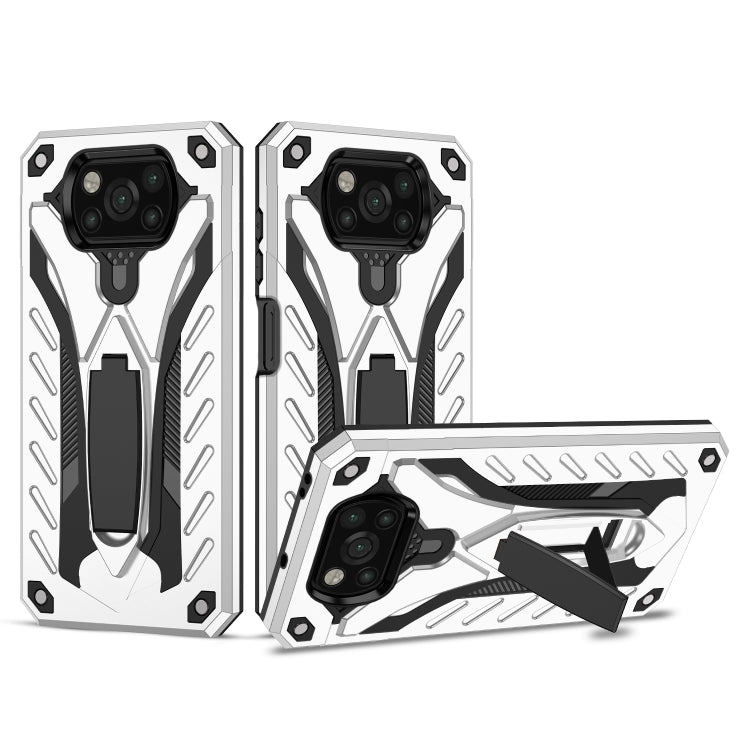 For Xiaomi Poco X3 / X3 NFC / X3 Pro Shockproof TPU + PC Protective Case with Holder