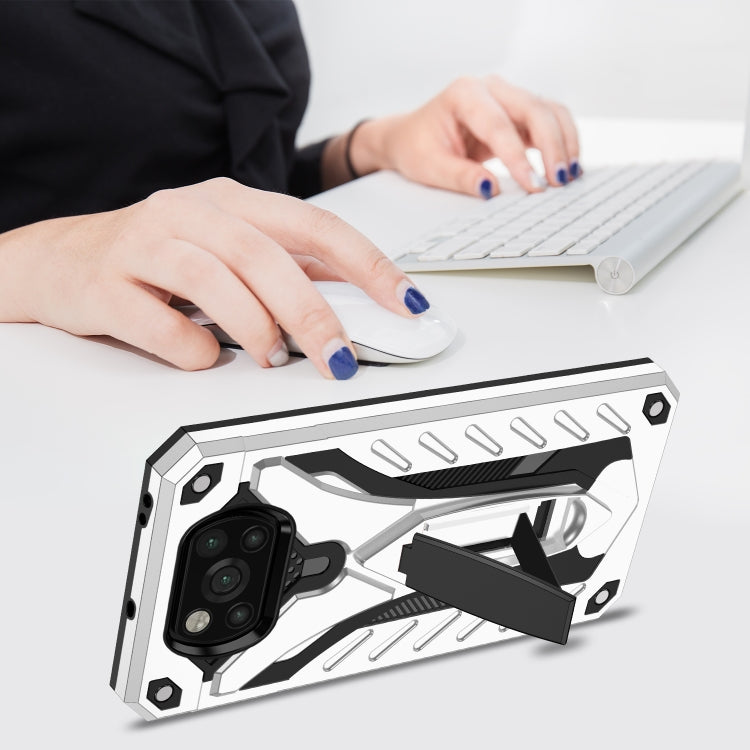 For Xiaomi Poco X3 / X3 NFC / X3 Pro Shockproof TPU + PC Protective Case with Holder