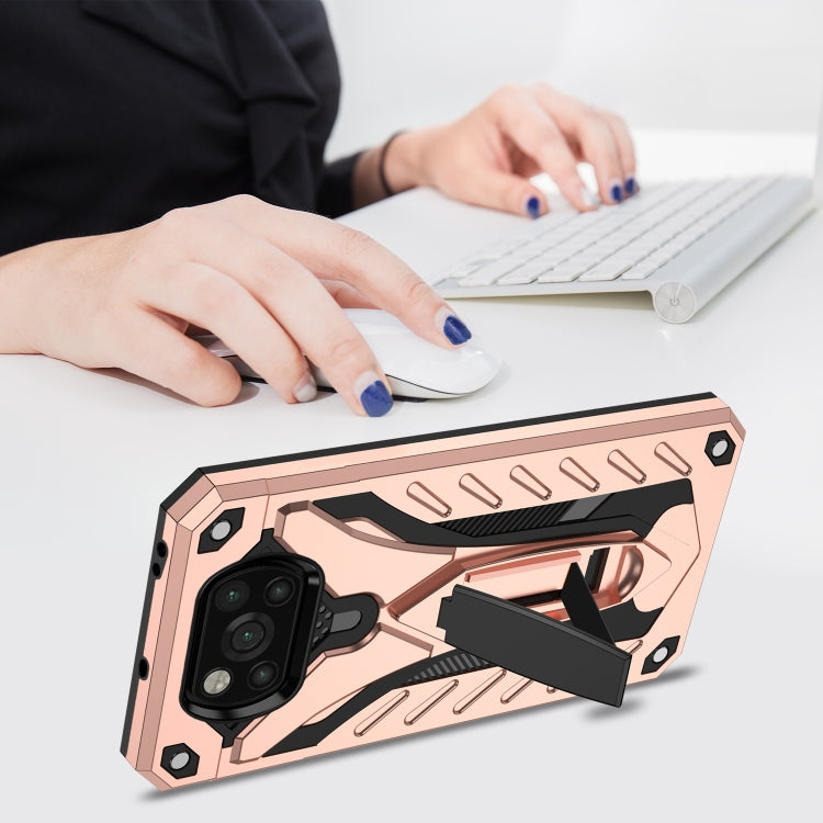 For Xiaomi Poco X3 / X3 NFC / X3 Pro Shockproof TPU + PC Protective Case with Holder