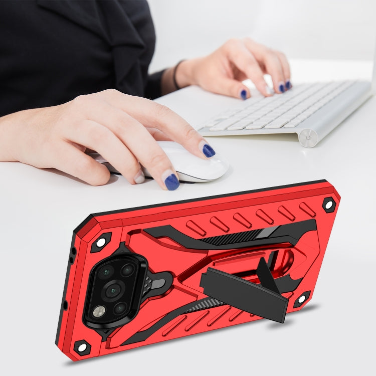 For Xiaomi Poco X3 / X3 NFC / X3 Pro Shockproof TPU + PC Protective Case with Holder