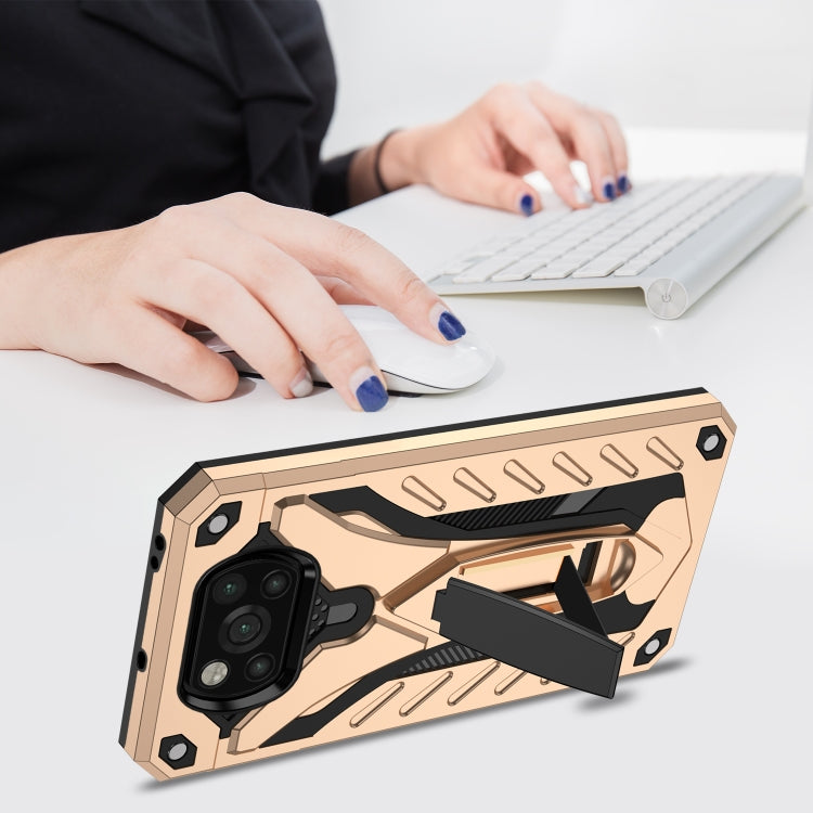 For Xiaomi Poco X3 / X3 NFC / X3 Pro Shockproof TPU + PC Protective Case with Holder