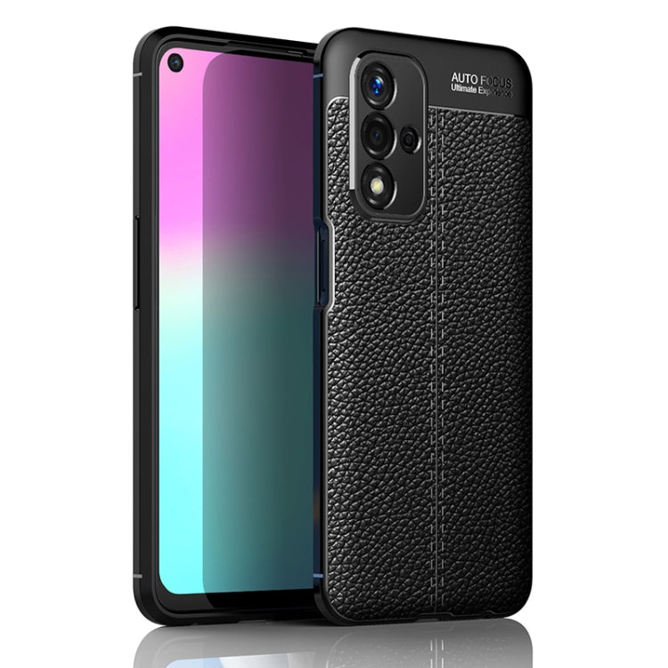 For OPPO A93s 5G Litchi Texture TPU Shockproof Case