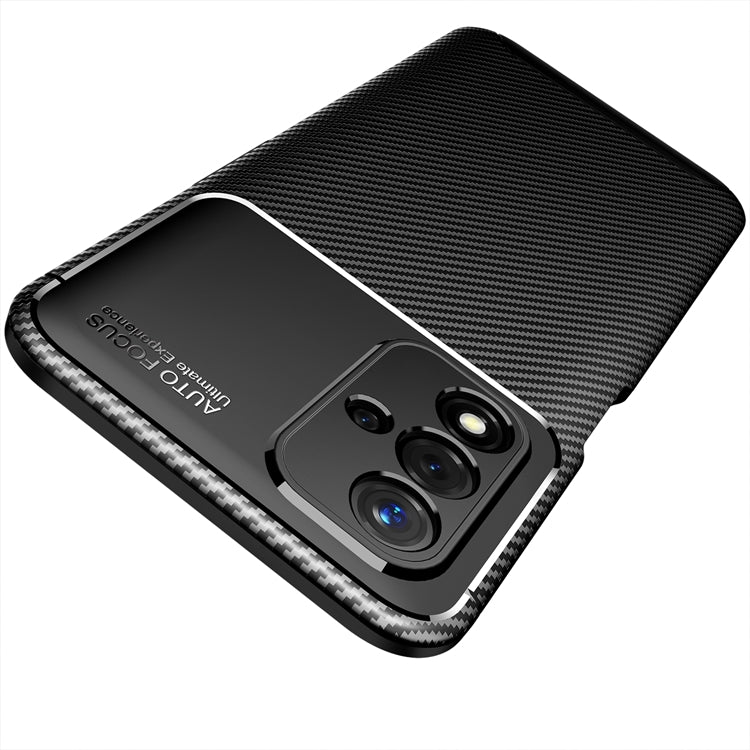 For OPPO A93s 5G Carbon Fiber Texture Shockproof TPU Case