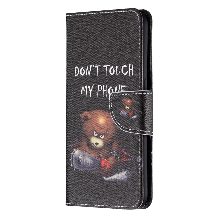 For OPPO A7 Colored Drawing Pattern Horizontal Flip Leather Case with Holder & Card Slots & Wallet