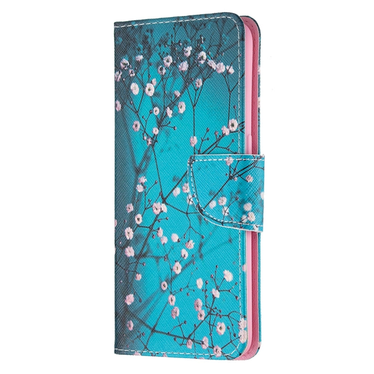 For OPPO A7 Colored Drawing Pattern Horizontal Flip Leather Case with Holder & Card Slots & Wallet