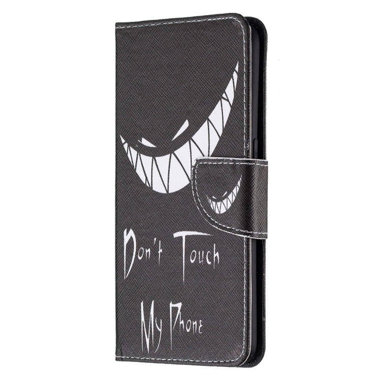 For OPPO A7 Colored Drawing Pattern Horizontal Flip Leather Case with Holder & Card Slots & Wallet