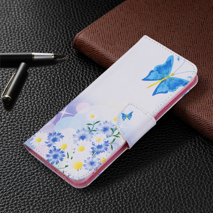 For OPPO A74 4G / F19 4G Colored Drawing Pattern Horizontal Flip Leather Case with Holder & Card Slots & Wallet