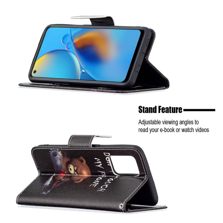 For OPPO A74 4G / F19 4G Colored Drawing Pattern Horizontal Flip Leather Case with Holder & Card Slots & Wallet