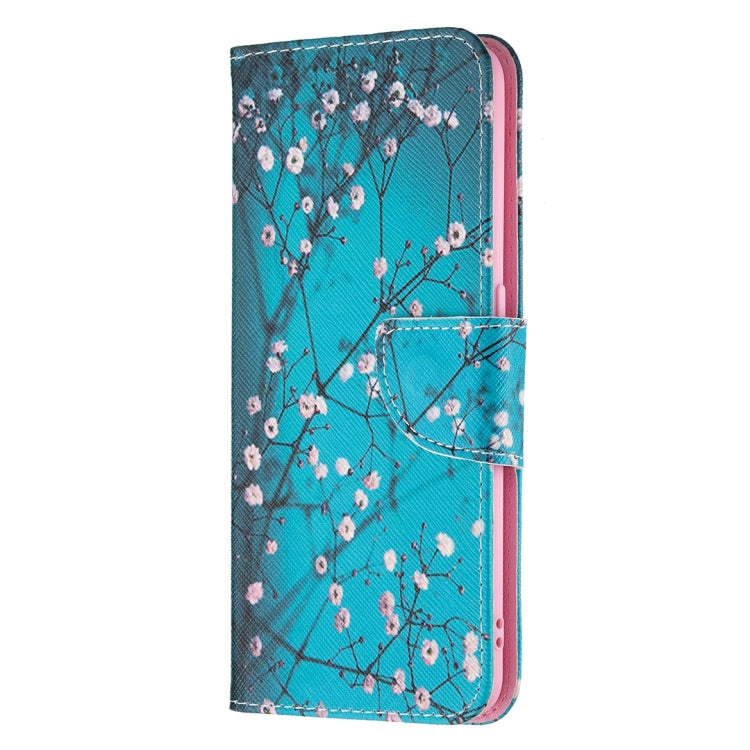 For OPPO A74 4G / F19 4G Colored Drawing Pattern Horizontal Flip Leather Case with Holder & Card Slots & Wallet