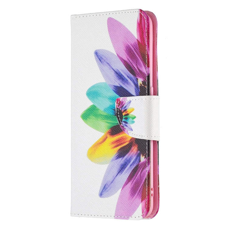 For OPPO A74 4G / F19 4G Colored Drawing Pattern Horizontal Flip Leather Case with Holder & Card Slots & Wallet
