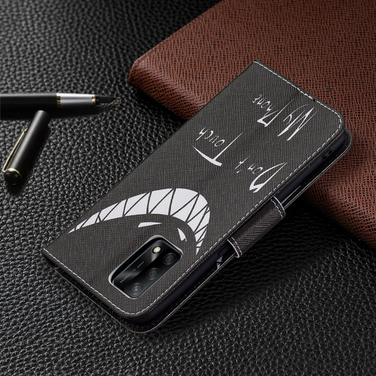 For OPPO A74 4G / F19 4G Colored Drawing Pattern Horizontal Flip Leather Case with Holder & Card Slots & Wallet