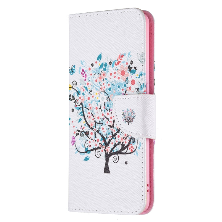 For OPPO A94 4G / Reno5 F / F19 Pro Colored Drawing Pattern Horizontal Flip Leather Case with Holder & Card Slots & Wallet