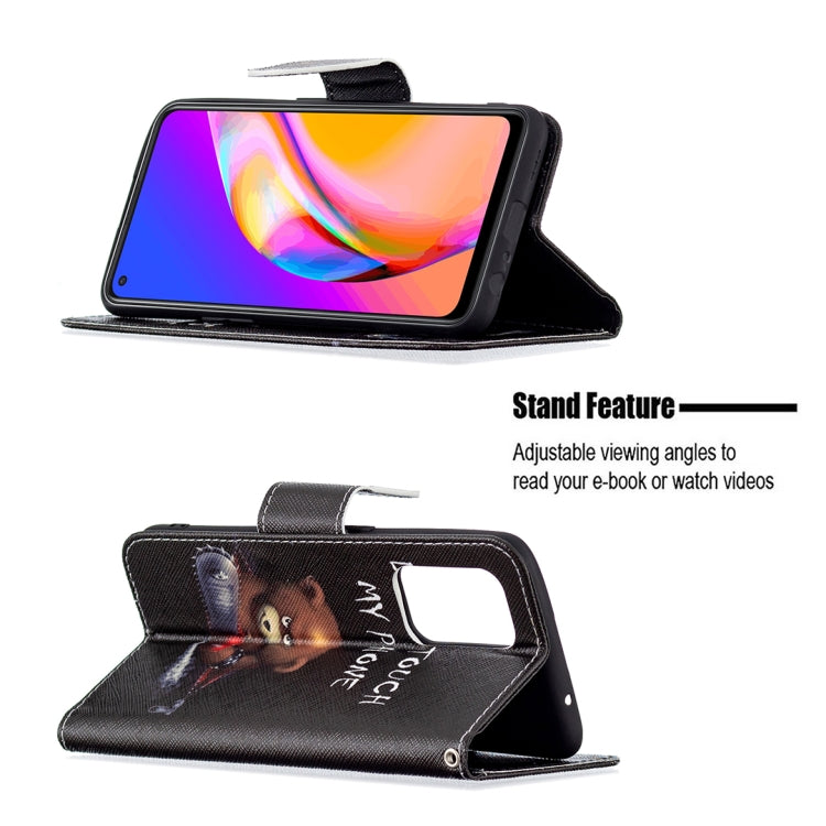 For OPPO A94 5G / Reno5 Z 5G / F19 Pro+ Colored Drawing Pattern Horizontal Flip Leather Case with Holder & Card Slots & Wallet