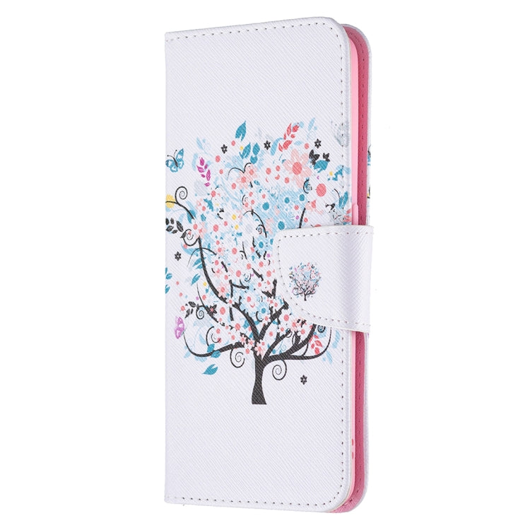 For OPPO A94 5G / Reno5 Z 5G / F19 Pro+ Colored Drawing Pattern Horizontal Flip Leather Case with Holder & Card Slots & Wallet