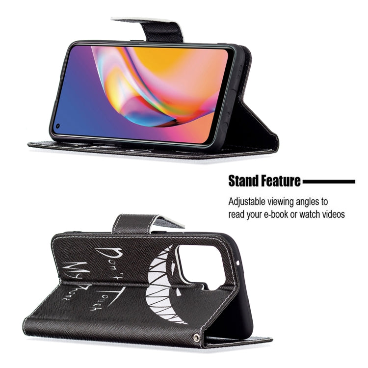 For OPPO A94 5G / Reno5 Z 5G / F19 Pro+ Colored Drawing Pattern Horizontal Flip Leather Case with Holder & Card Slots & Wallet