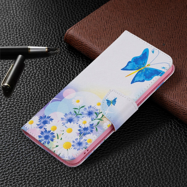 For OPPO Reno6 Colored Drawing Pattern Horizontal Flip Leather Case with Holder & Card Slots & Wallet