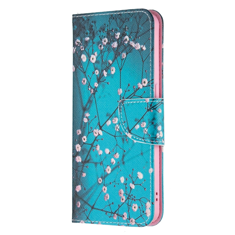 For OPPO Reno6 Colored Drawing Pattern Horizontal Flip Leather Case with Holder & Card Slots & Wallet
