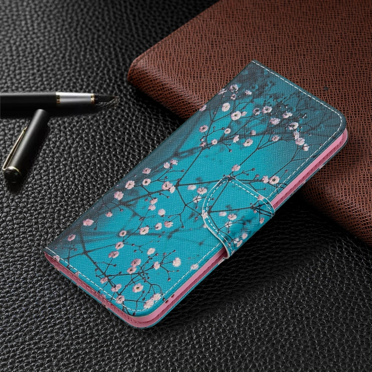 For OPPO Reno6 Colored Drawing Pattern Horizontal Flip Leather Case with Holder & Card Slots & Wallet