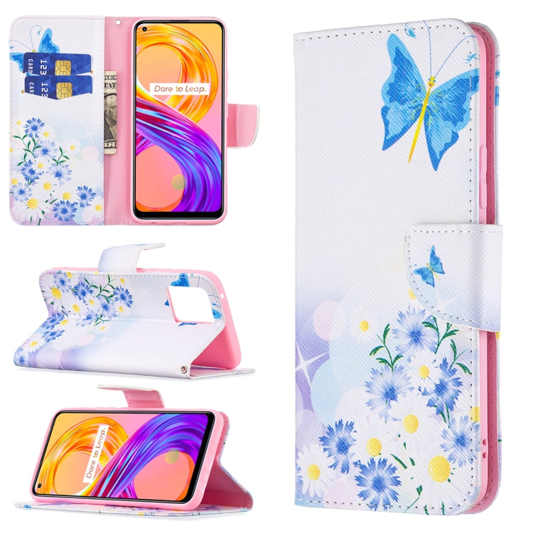 For OPPO Realme 8 / Realme 8 Pro Colored Drawing Pattern Horizontal Flip Leather Case with Holder & Card Slots & Wallet